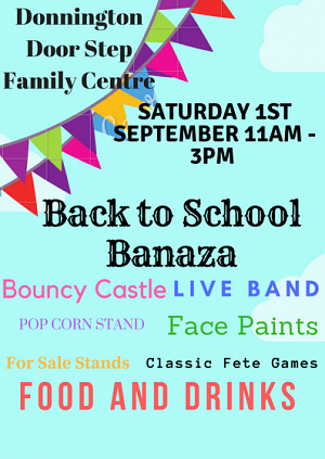 Donnington Doorstep Back to School Fundraiser